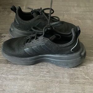 Adidas black sneakers. Size toddler 11